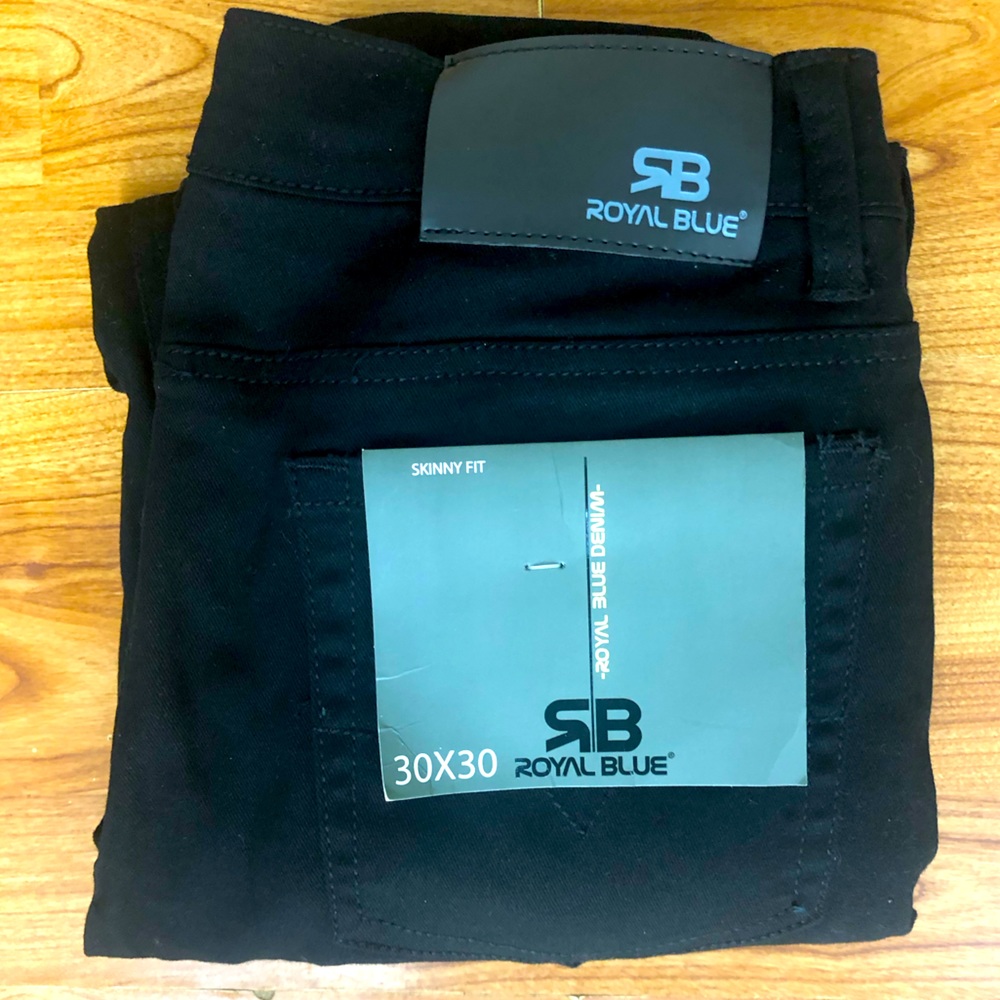 New Black Skinny Fit Jeans 30x30